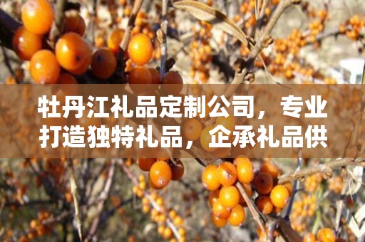 牡丹江礼品定制公司，专业打造独特礼品，企承礼品供应链卓越服务